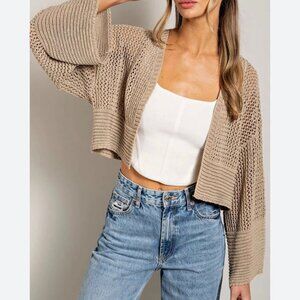 Anthropologie Julliet Cropped Cardigan